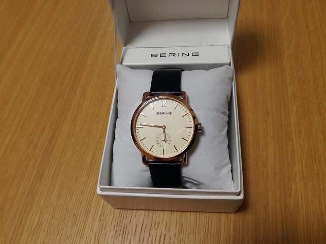 BERING（ベーリング）CALF LEATHER 13238－664 開封