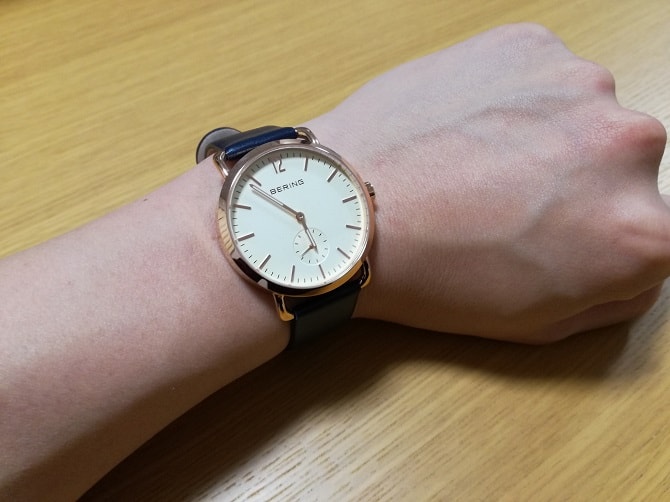 BERING（ベーリング）CALF LEATHER 13238－664 装着画像