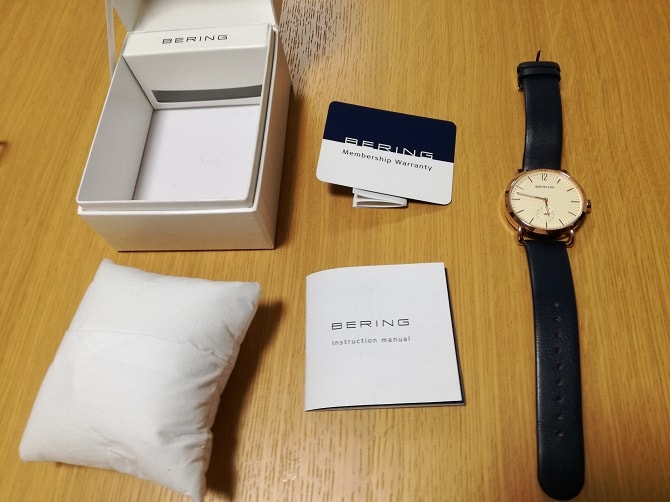 BERING（ベーリング）CALF LEATHER 13238－664 付属品