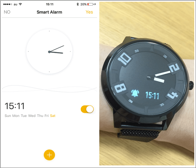 Lenovo Watch X タイマー設定