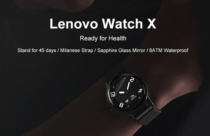 Lenovo Watch X 説明