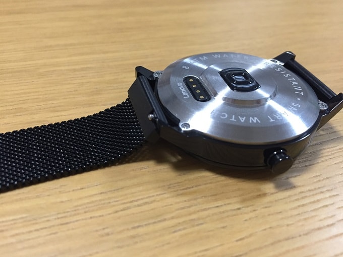 Lenovo Watch X ベルト着脱部分